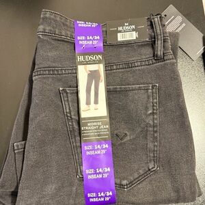 Hudson Jeans Women's Straight Leg - Dark Gray